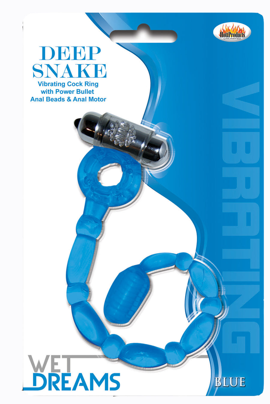 Wet Dreams Deep Snake - Blue HTP2937