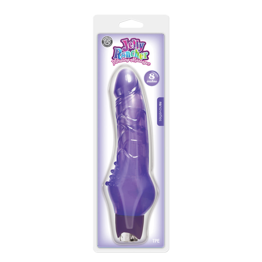 Jelly Rancher 8 Vibrating Massager - Purple NSN0443-25