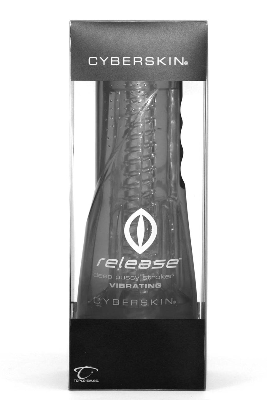 Cyberskin Release Pussy Stroker -Vibrating - Clear TS1600457