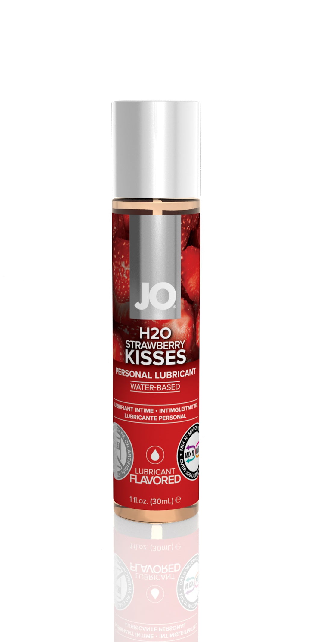 Jo H2O Flavored Lubricant - Strawberry Kiss - 1 Fl. Oz. JO10118