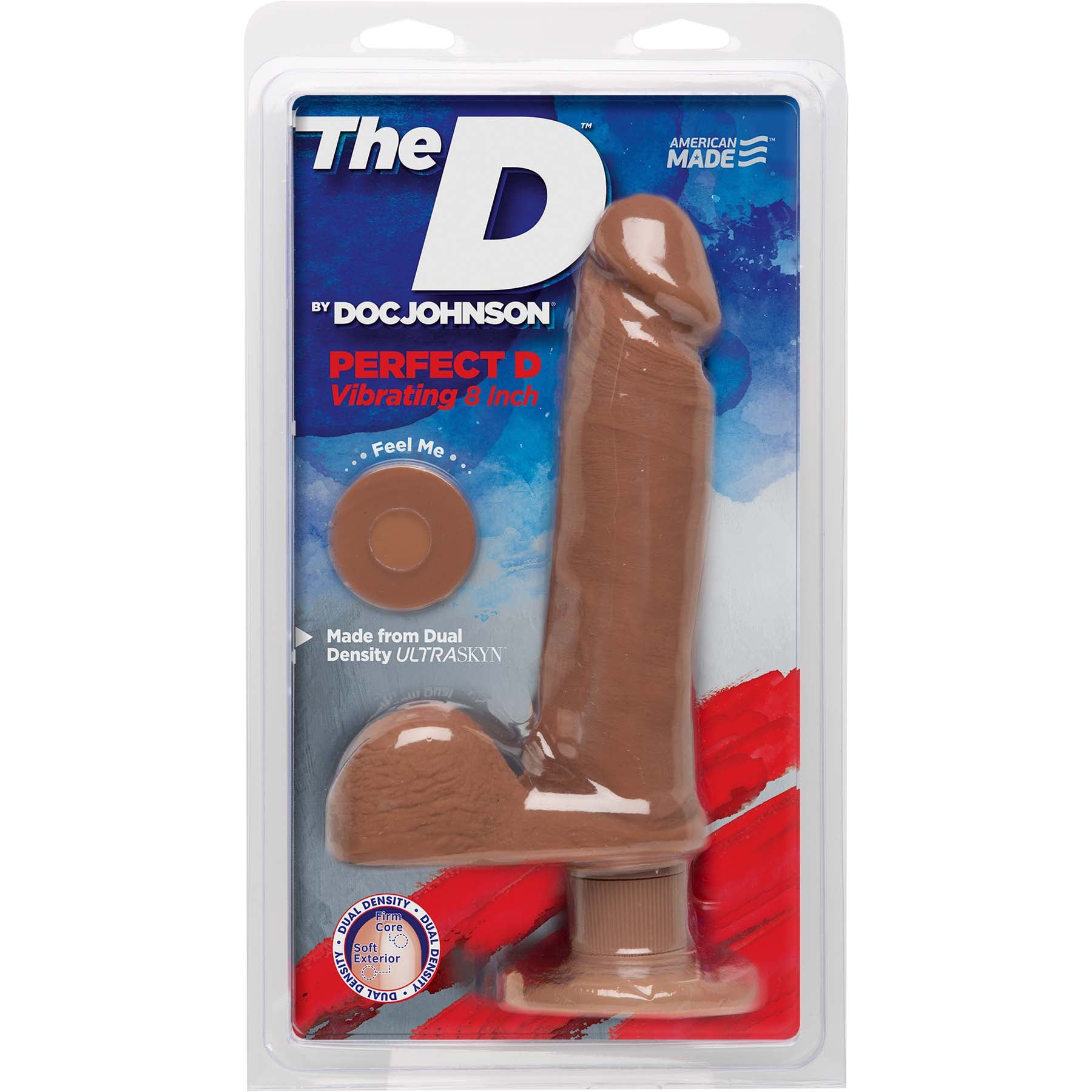 The D - Perfect D Vibrating 8 - Caramel DJ1701-05-CD