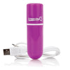 Charged Vooom Rechargeable Bullet Vibe - Purple - 6 Count Box AMV-PU-110D