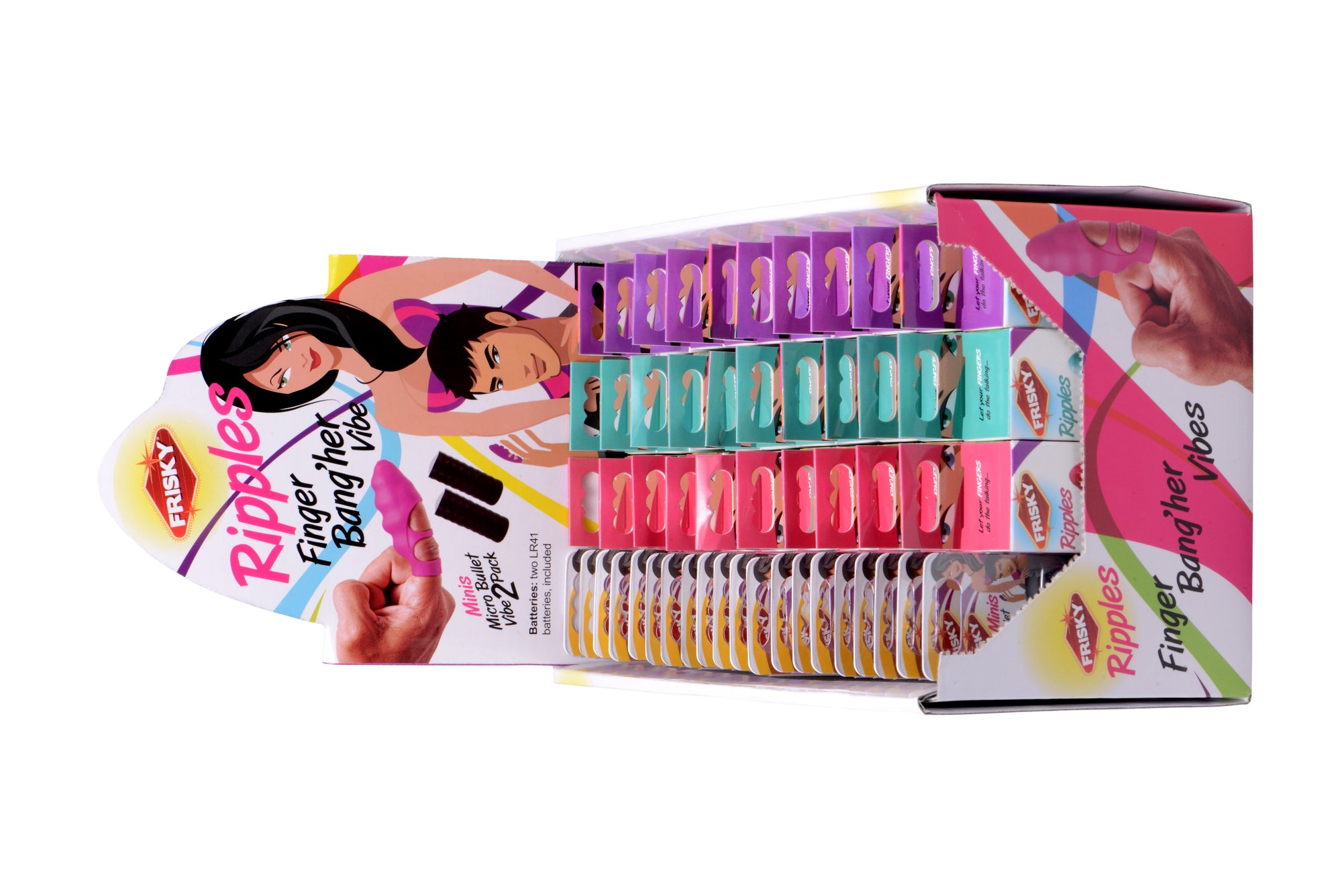 Pop Display Ripples Finger Bang-Her Vibes & Micro Bullet 2 Packs FR-AE624