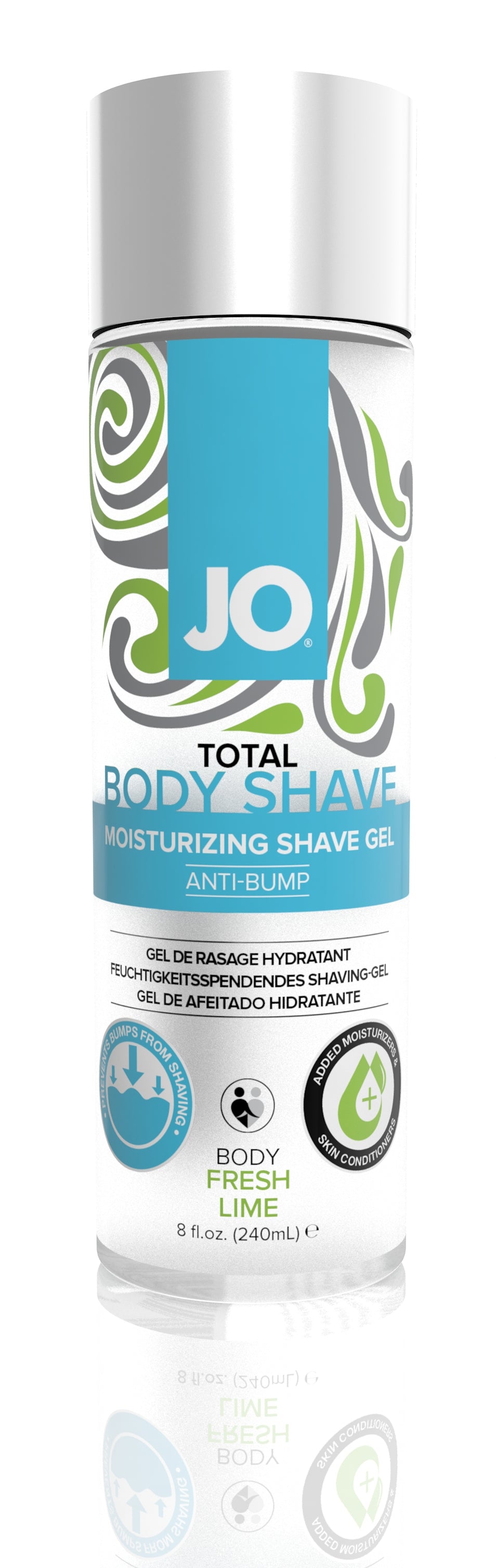 Total Body Shave Moisturizing Shave Gel - Fresh  Lime - 8 Fl. Oz. / 240 ml JO48004