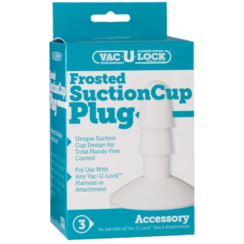 Vac-U-Lock Frosted Suction Cup Plug DJ1010-08