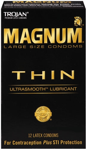Trojan Magnum Thin - 12 Pack Tj64612 TJ64614