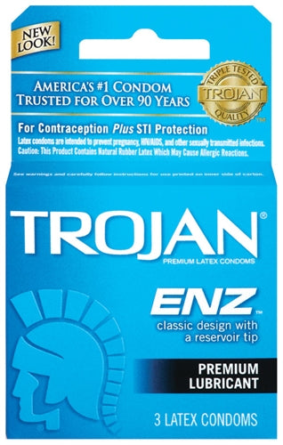 Trojan Enz Premium Lubricant - 3 Pack TJ93050