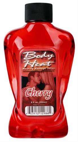 Body Heat Warming Massage Lotion - 8 Fl. Oz. - Cherry PD9550-62