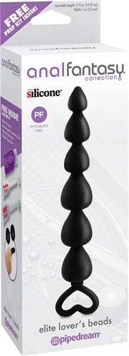 Anal Fantasy Collection Elite Lovers Beads - Black PD4650-23