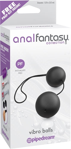 Anal Fantasy Collection Vibro Balls - Black PD4641-23