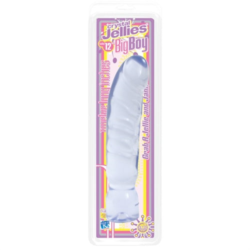 Crystal Jellies Big Boy 12-Inch - Clear DJ0287-51