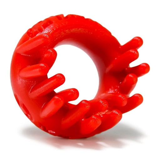 Fuckler Tickler Cockring Oxballs - Red OX-1066-RED