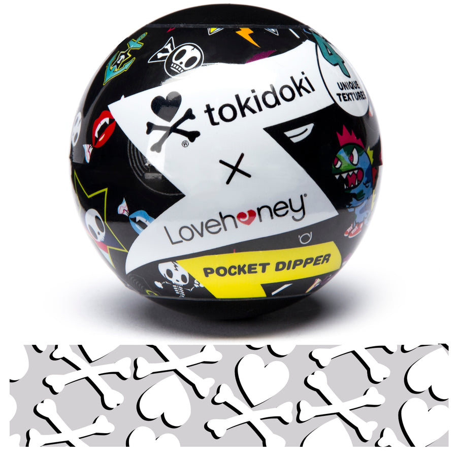Tokidoki Pocket Dipper Textured Pleasure Cup -  Bones LHR-65423