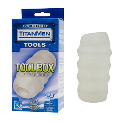 Titanmen Tool Box Masturbator - Clear DJ3600-01
