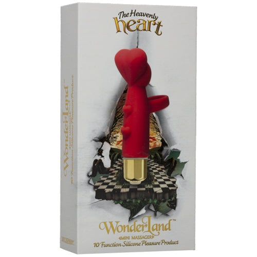 Wonderland - the Heavenly Heart Mini Massager - Red DJ0995-26