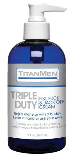 Titanmen Triple Duty Fist, Fuck, and Jack Off Cream DJ3900-07-BU