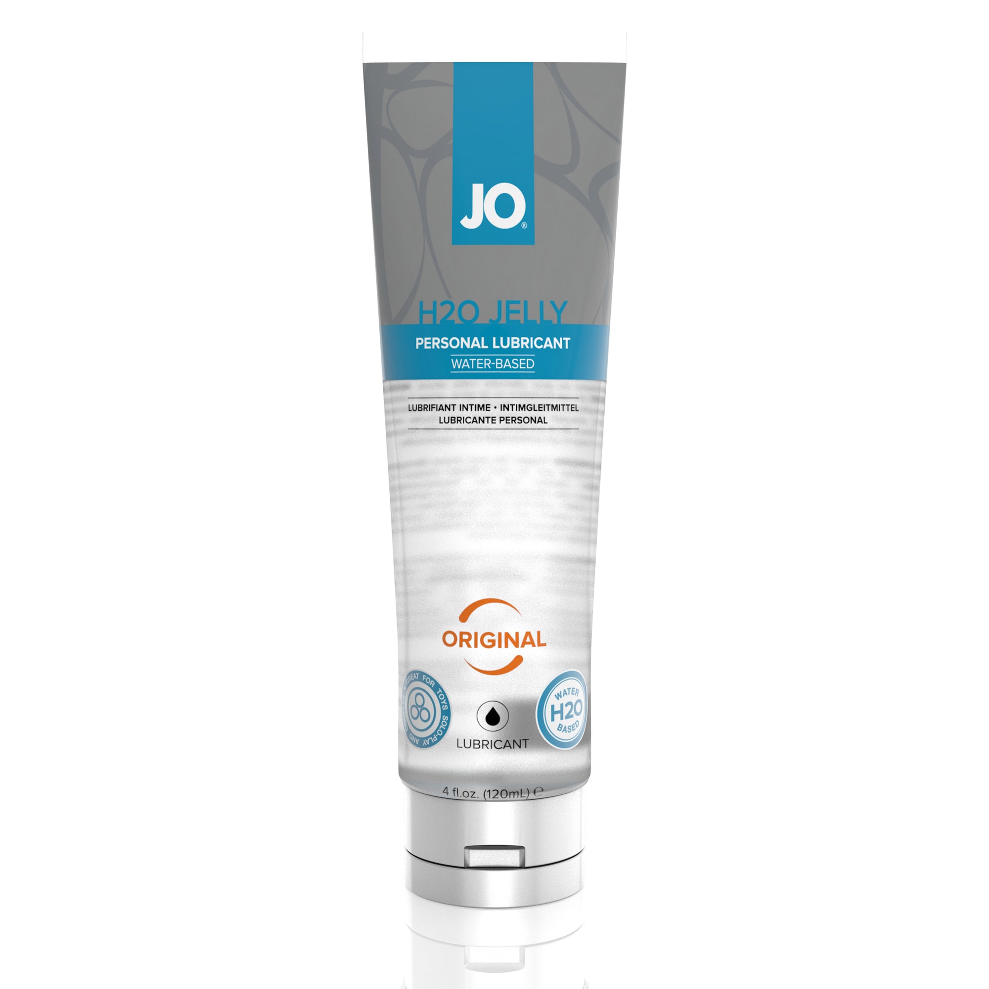 Jo H2O Jelly Water Based Personal Lubricant - Original - 4 Fl. Oz. / 120 ml JO40686