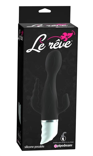 Le Reve Silicone Posable - Black PD1172-23