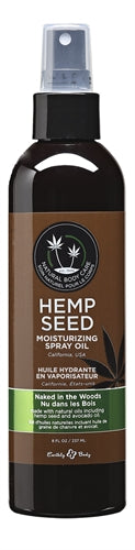 Hemp Seed Moisturizing Spray Oil - Naked in the Woods - 8 Fl. Oz. EB-GO022