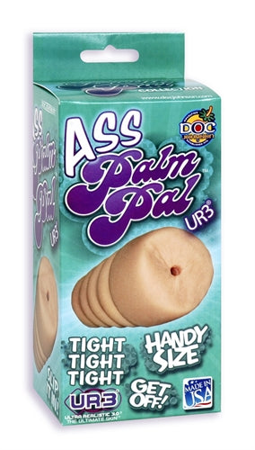 Palm Pal Naturals Ur3 Masturbators - Ass - White DJ0683-06