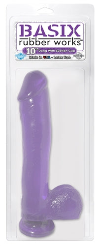 Basix 10 in with Suction Purple PD4222-12
