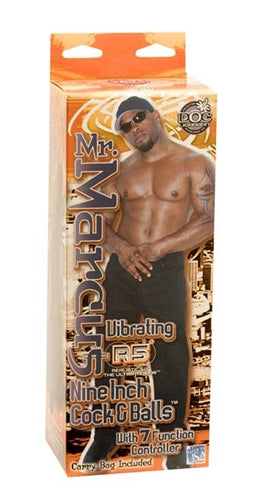 Mr Marcus 9in Vibrating R5 Cock and Balls DJ8050-02