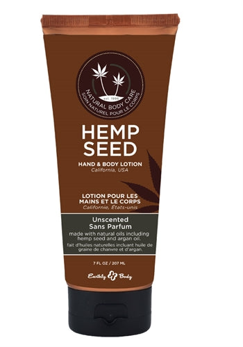Hemp Seed Hand and Body Lotion - Unscented - 7 Fl. Oz. EB-HSV008T