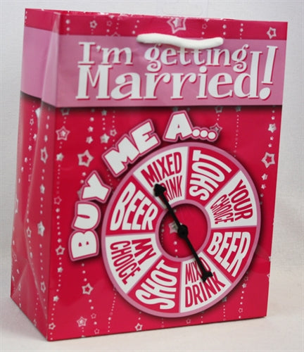 i'm Getting Married! Buy Me A... - Spinner Gift Bag K-GBS031