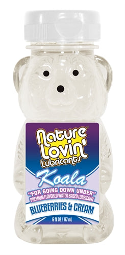 Koala Blueberries and Cream Flavored Lubricant - 6 Oz. HLL-K13