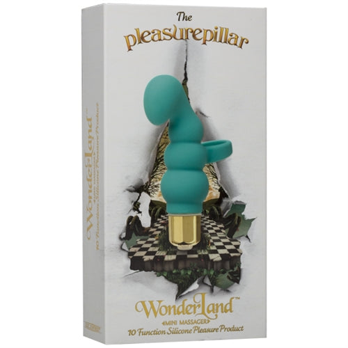 Wonderland - the Pleasurepillar Mini Massager - Green DJ0995-24