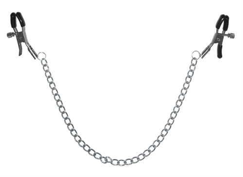 Sex and Mischief Chained Nipple Clamps SS100-89