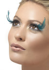 Black-Teal Eyelashes FV-37133