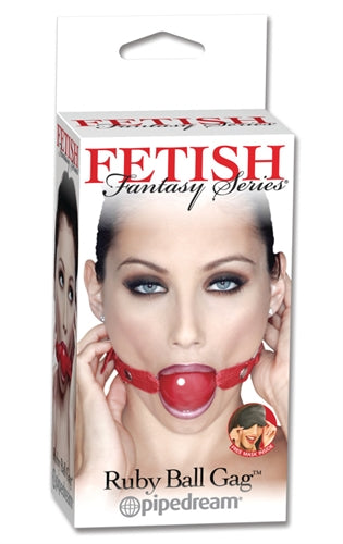 Fetish Fantasy Series Ruby Ball Gag - Red PD2131-15