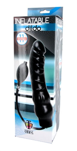 Inflatable 11-Inch Super Dong - Black TV-LE640