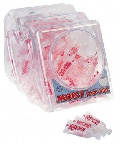 Moist Anal Lube - 120 Piece Bowl - 10 ml Sachets PD9608-99D