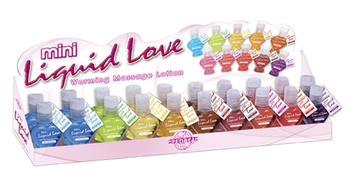 Mini Liquid Love - 20 Piece Display - 1.25 Fl. Oz. Bottles - Assorted PD9736-99D