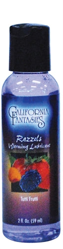 Razzels Warming Lubricant - Tutti Frutti - 2 Oz. Bottle CF-RTF-02