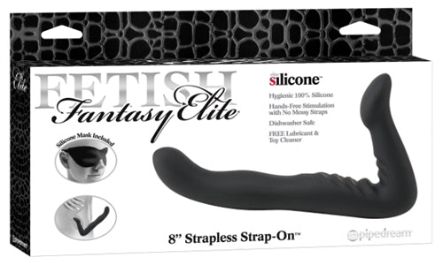 Fetish Fantasy Elite 8-Inch Strapless Strap-on - Black PD4536-23