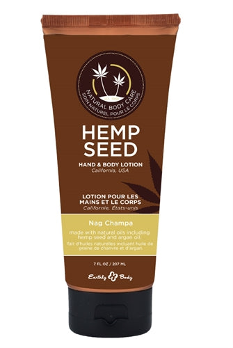 Hemp Seed Hand and Body Lotion - Nag Champa - 7 Fl. Oz. EB-HSV020T