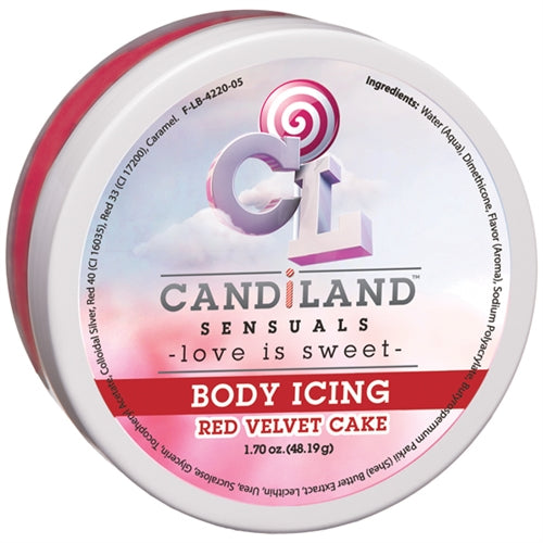 Candiland Sensuals Body Icing - Red Velvet Cake - 1.70 Oz. DJ4220-05
