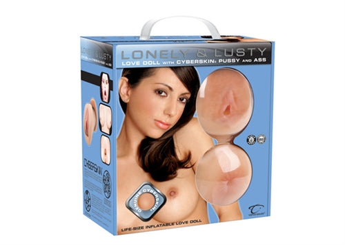 Lonely & Lusty Inflatable Love Doll With Cyberskin Pussy & Ass TS1002019