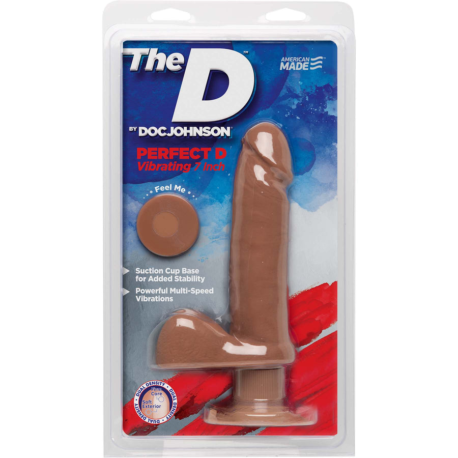 The D - Perfect D Vibrating 7 - Caramel DJ1701-02-CD