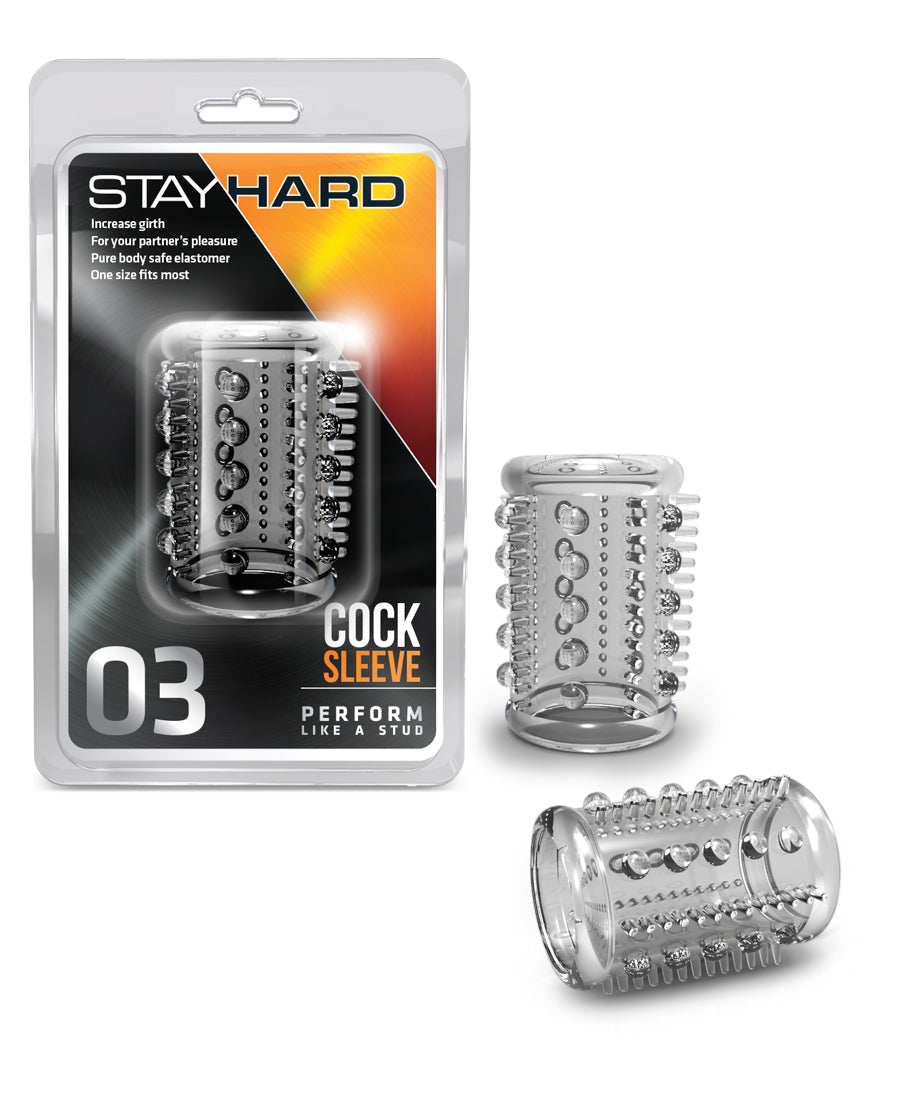 Stay Hard - Cock Sleeve 03 - Clear BL-00312