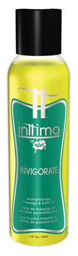 Inttimo by Wet Aromatherapy Bath and Massage Oil - Invigorate - 4 Oz. WT28757