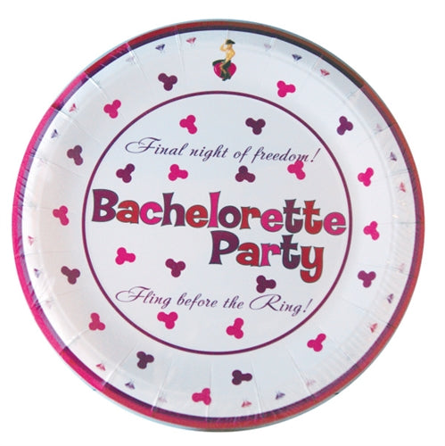 Bachelorette Party 10-Inch Plates - 10 Pack HTP2507