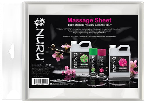 Wet Nuru Massage Sheet - Clear WT32011