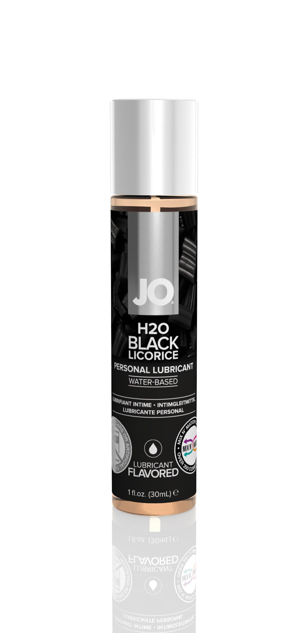 Jo H2O Flavored Lubricant - Black Licorice - 1 Fl. Oz. / 30 ml JO10382