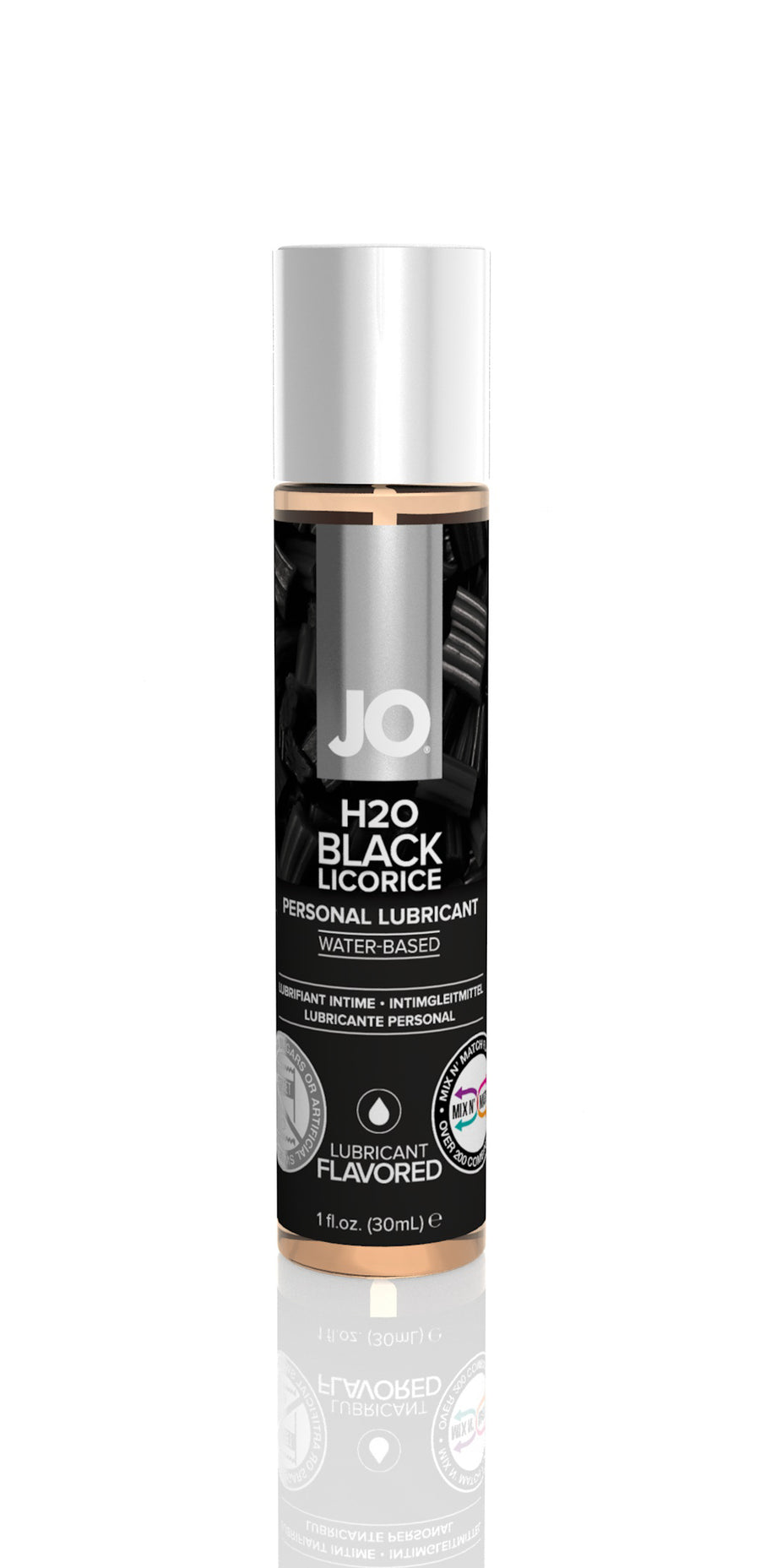 Jo H2O Flavored Lubricant - Black Licorice - 1 Fl. Oz. / 30 ml JO10382