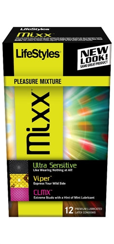 Lifestyles Mixx Condoms - 12 Pack LS1212