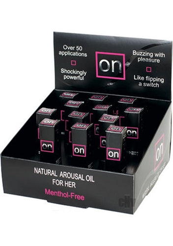 On Natural Arousal Oil - Original - 12 Piece Display - 0.17 Fl. Oz. Bottles SEN-VL179D